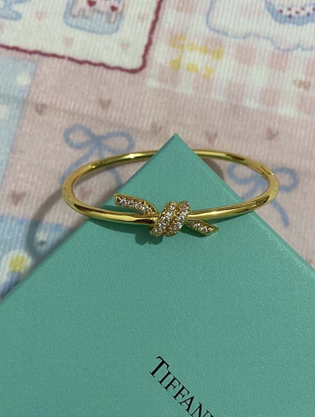 Tiffany  Co Knot Collection Diamond Bracelet